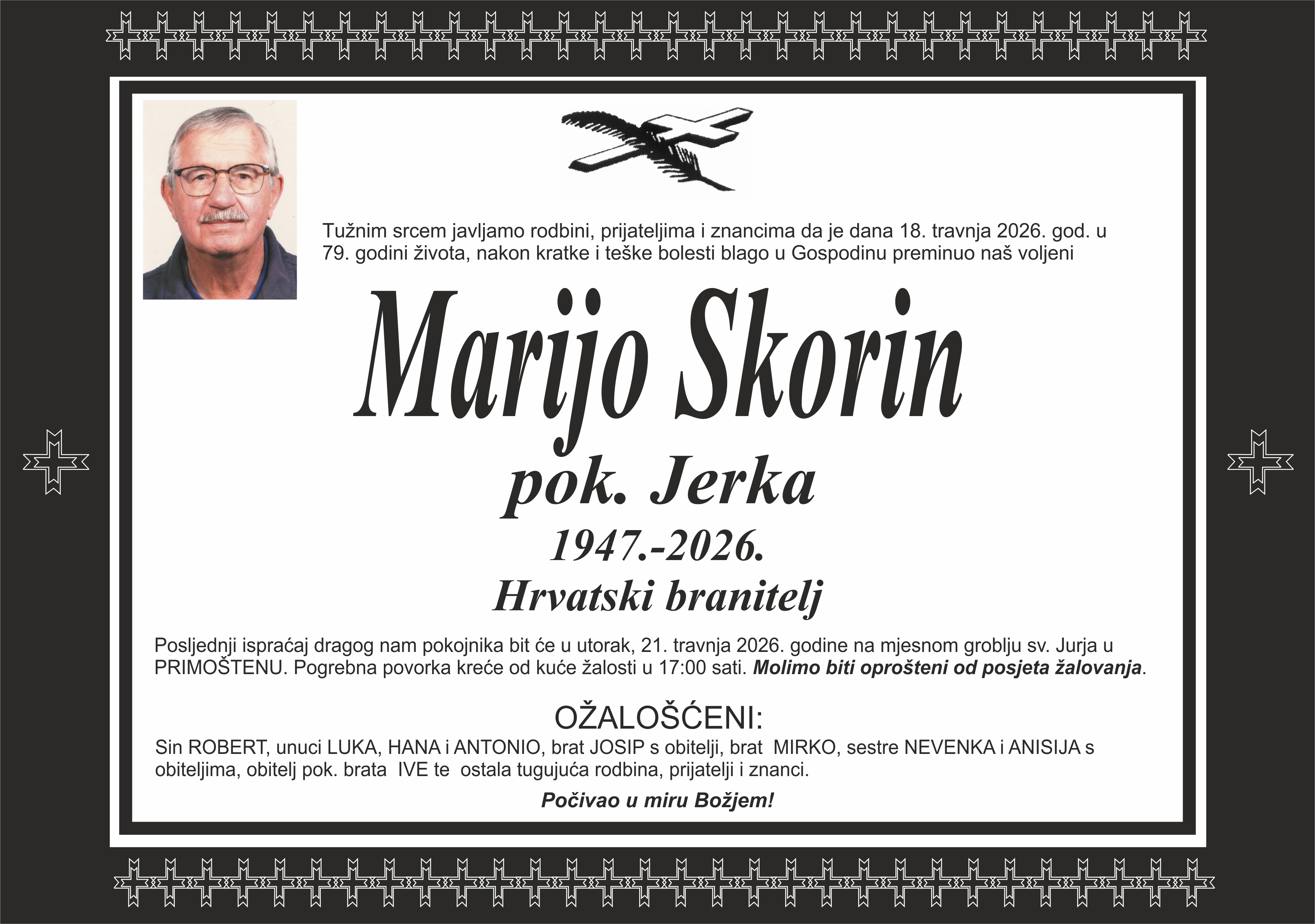 Umro Marijo Skorin 