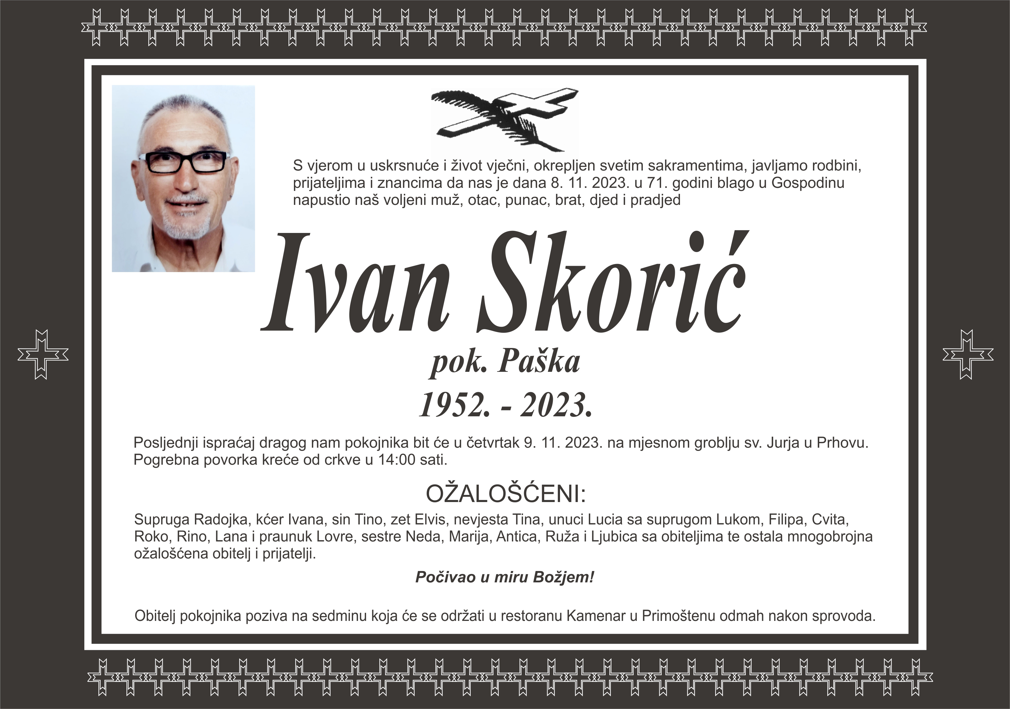 Umro Ivan Skorić