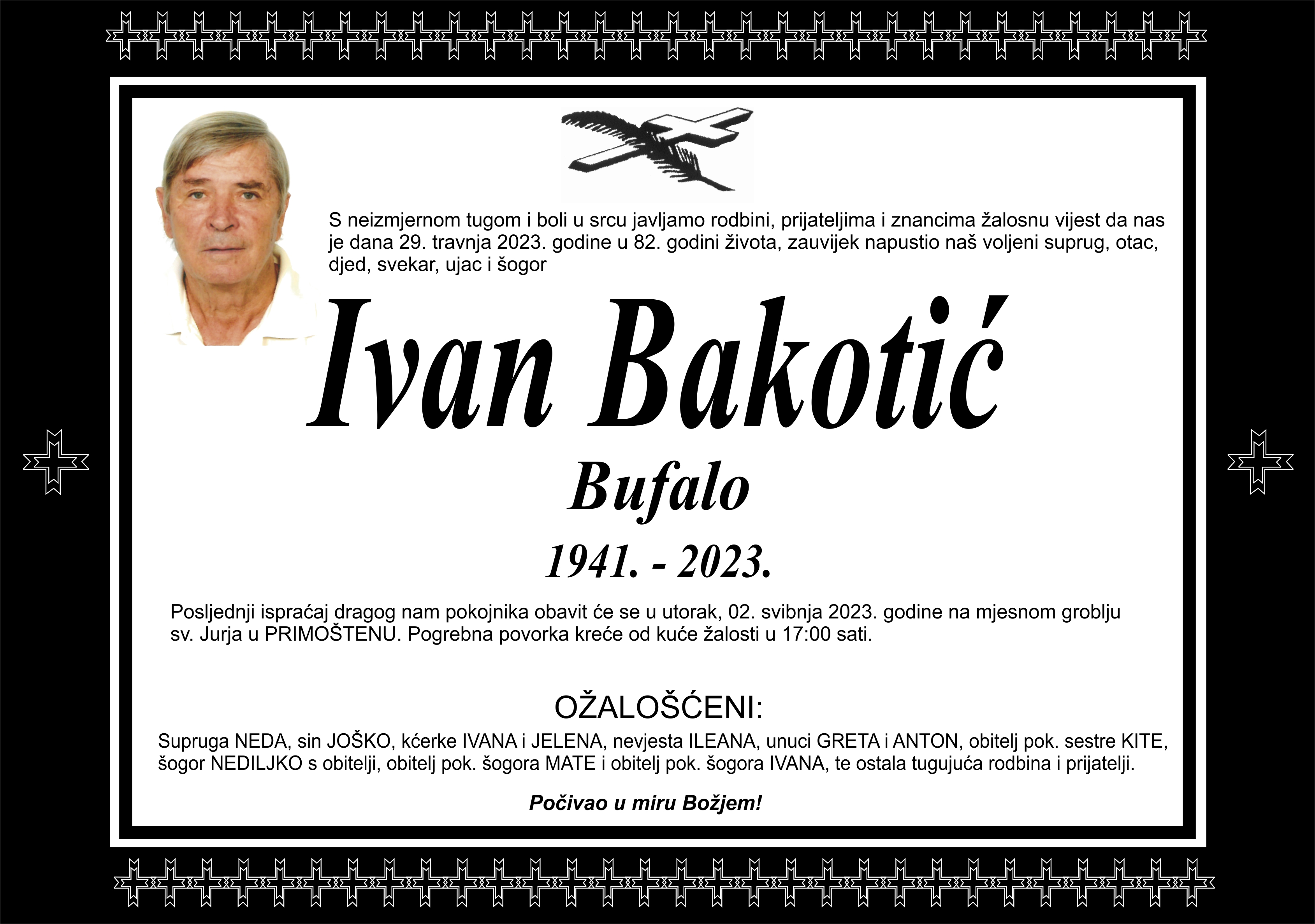 Umro Ivan Bakotić - Bufalo